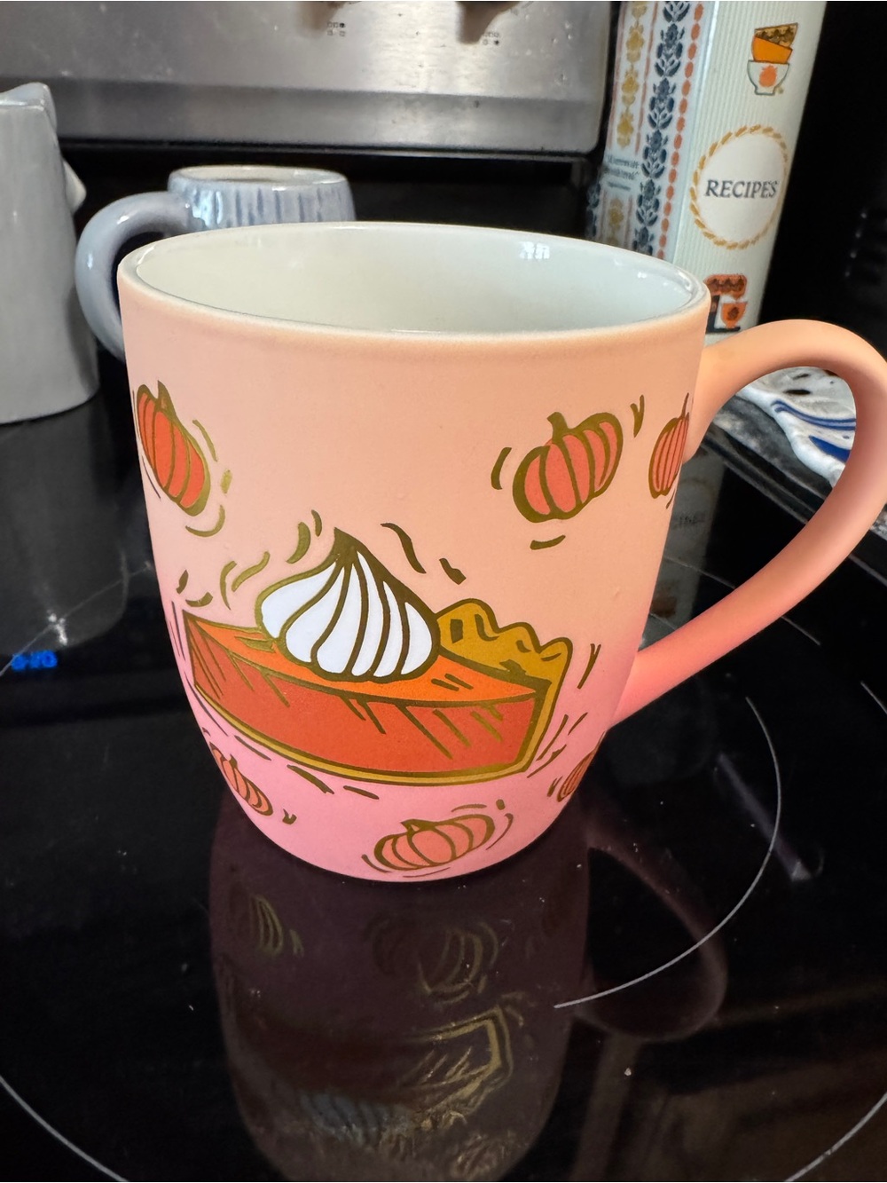 Autumn Pumpkin Pie fall Mug - Pink